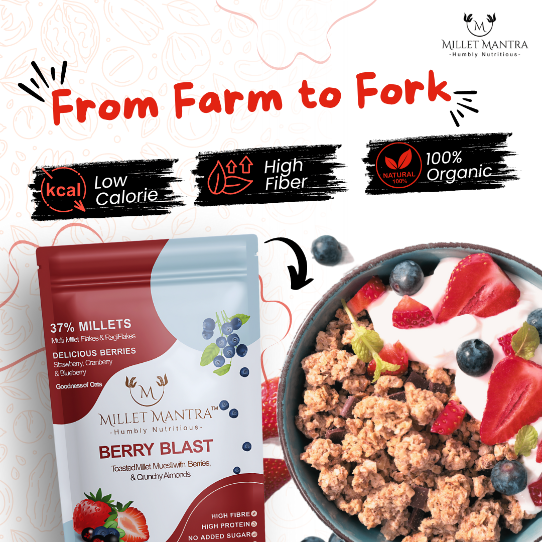 Berry Blast Millet Muesli 300g