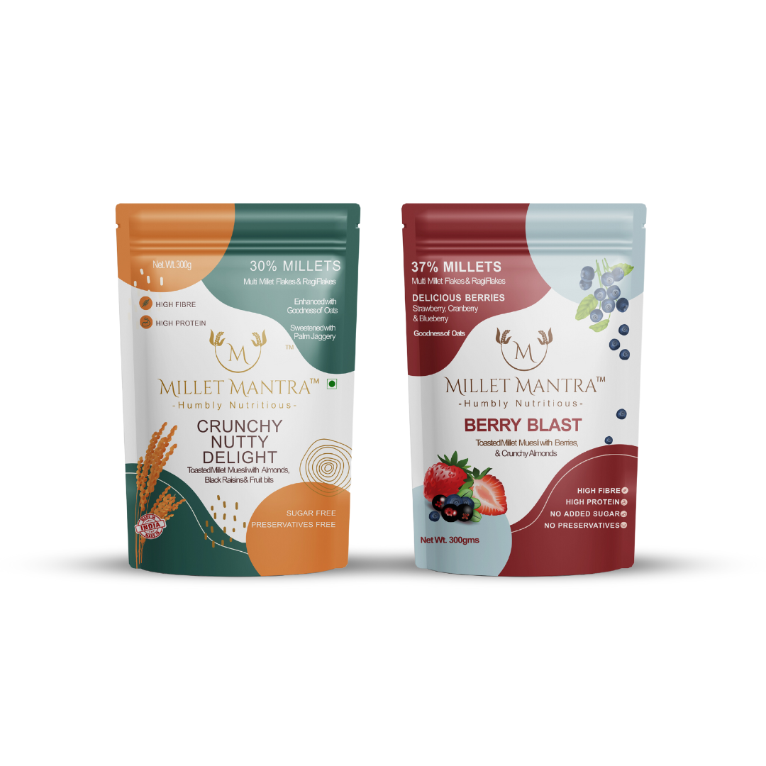 Buy Dark Chocolate Millet Muesli Combo Pack Online 
