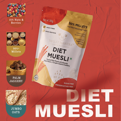Buy Sugar Free  Diet Millet Muesli Online 