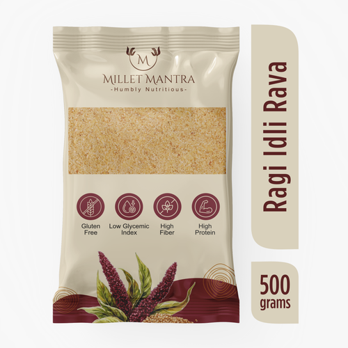 Ragi/ Finger Millet Idli Rava